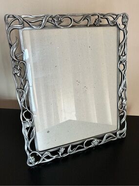 Vintage Ashleigh Manor Pewter Photo Frame, 1990s, 8x10